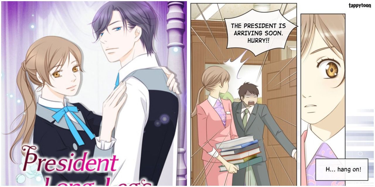 The cute couple meet each other in President Long-Legs manhwa.