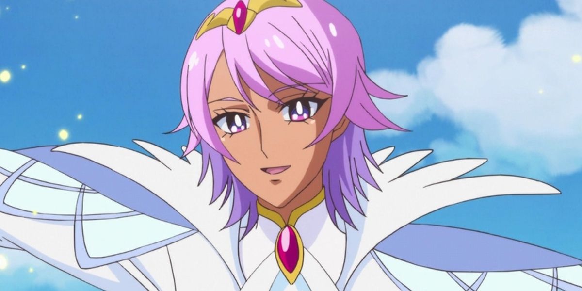 Prince Kanata from PreCure series Go Princess Precure, smiling in prince attire