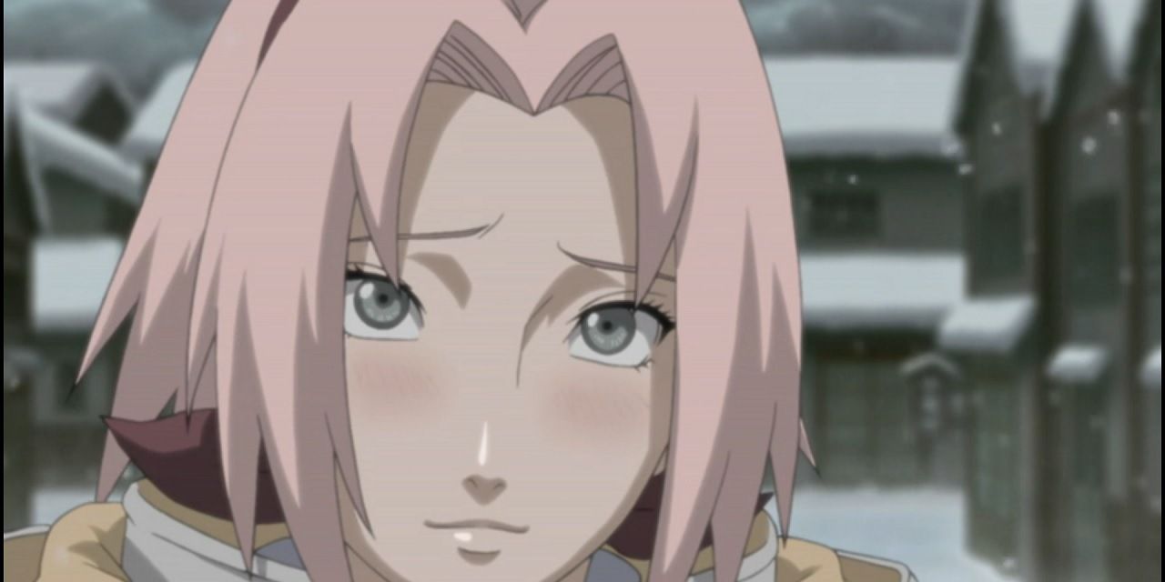 Sakura blushing