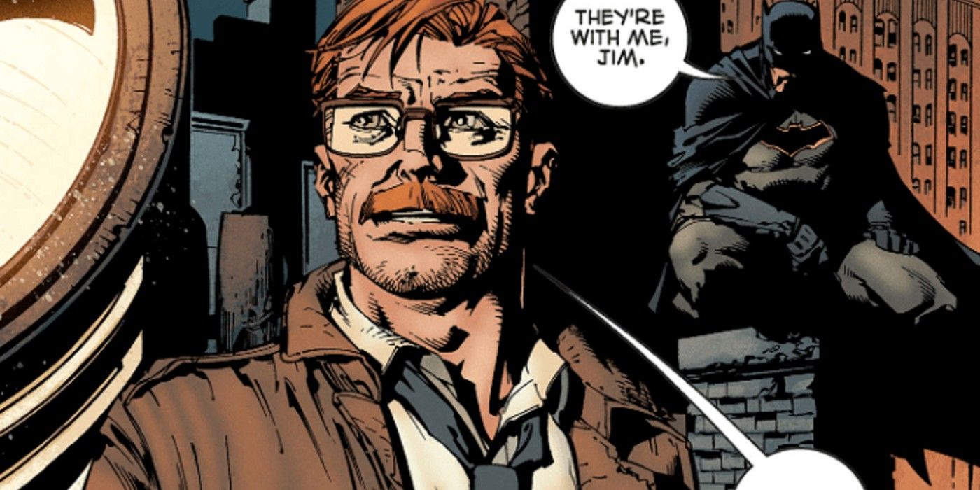 jim gordon speaking with batman in DC Rebirth comics