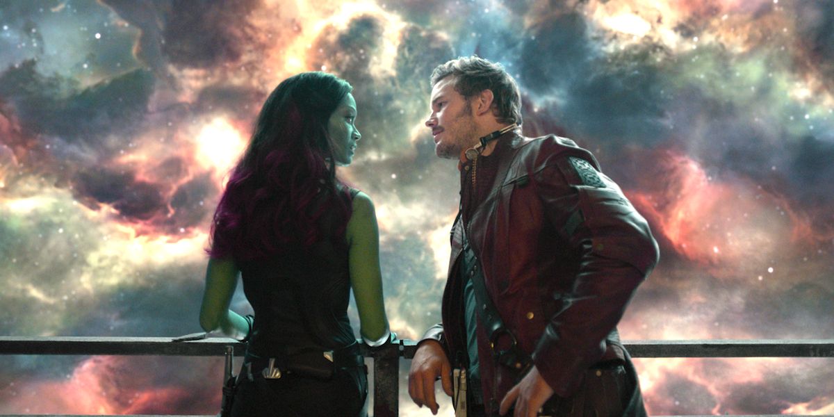Star-Lord flirte avec Gamora dans Les Gardiens de la Galaxie
