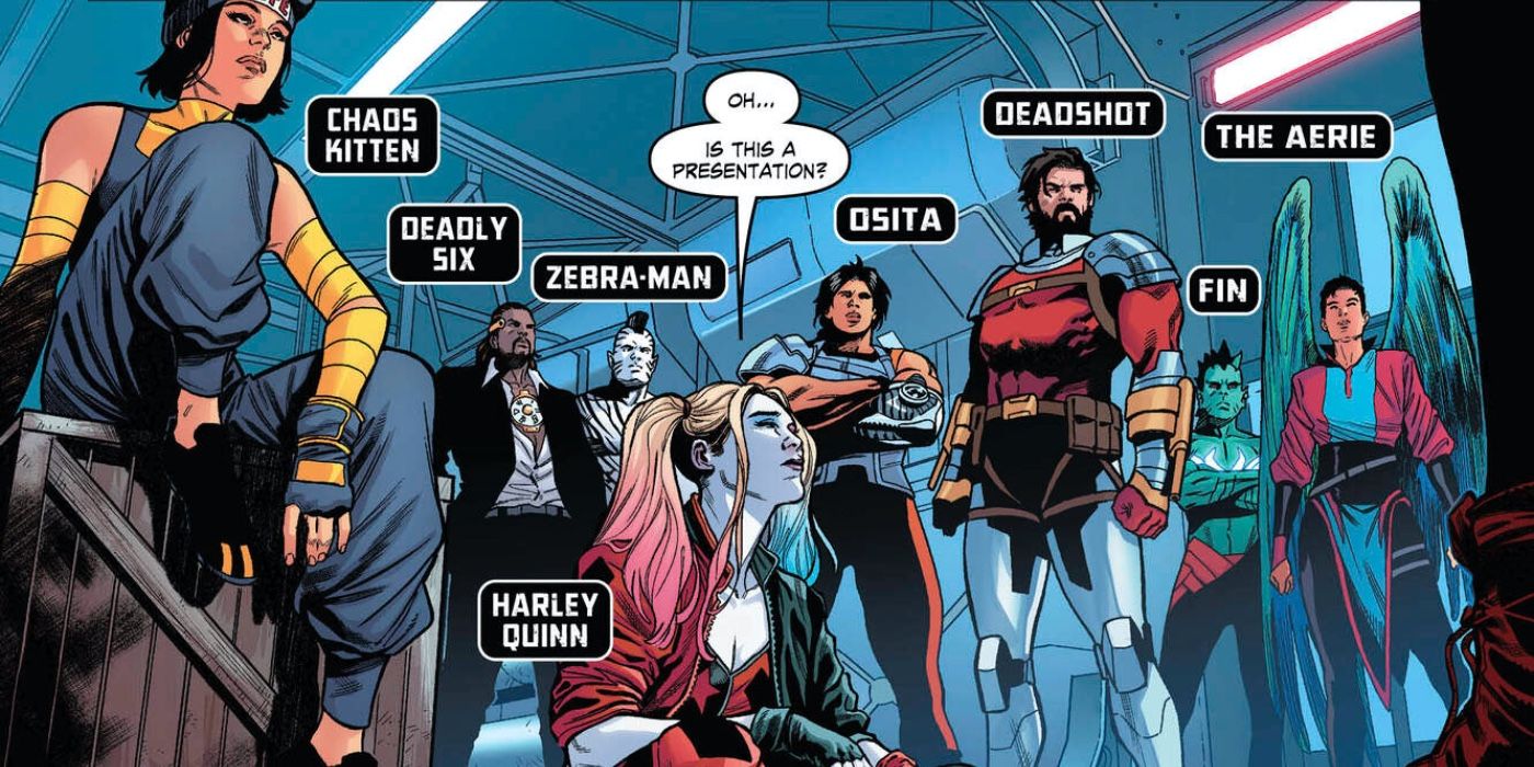 Suicide Squad members from the comics.