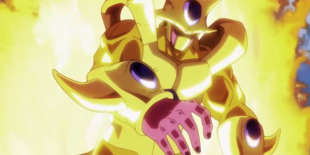 Golden Cooler attacks in Dragon Ball Super Heroes