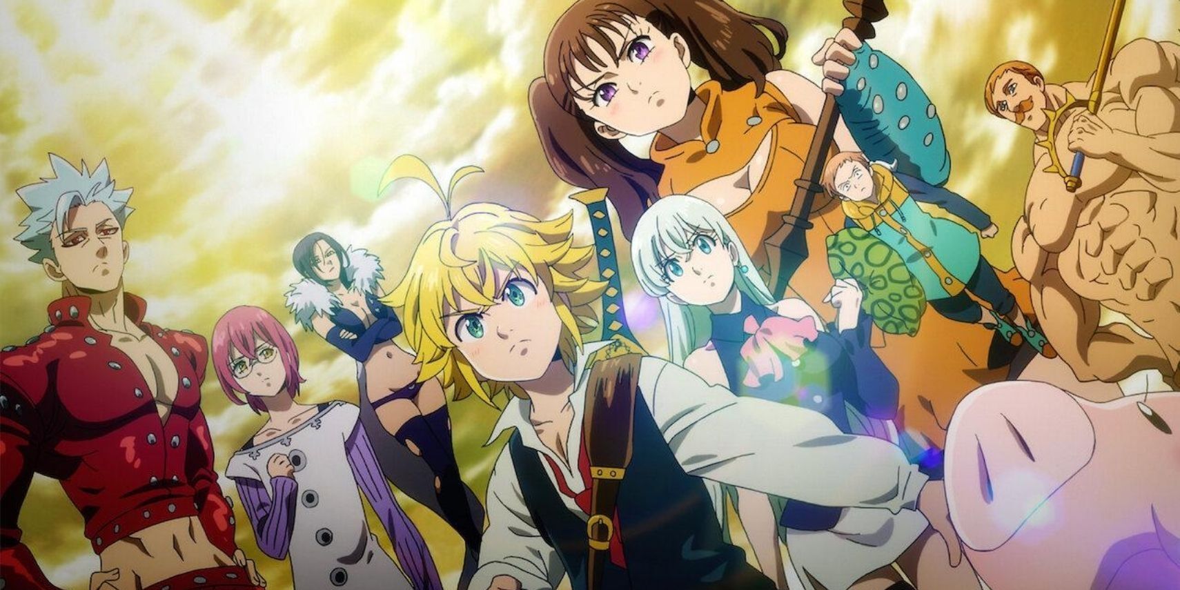 Main characters from Seven Deadly Sins prepare for battle