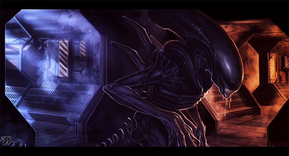 Aliens: 10 Incredibly Awesome Pieces Of Fan Art Featuring The Xenomorphs