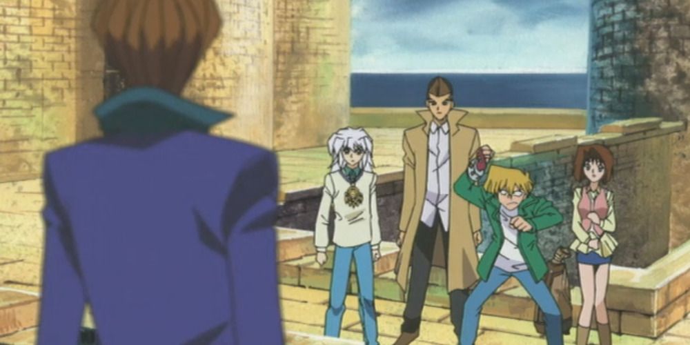 Kaiba threatens to jump off a building in Duelist Kingdom