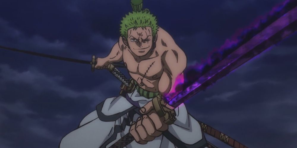 zoro challenges his enemy to a duel