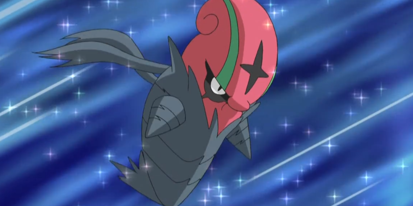accelgor performing an attack in the pokemon anime