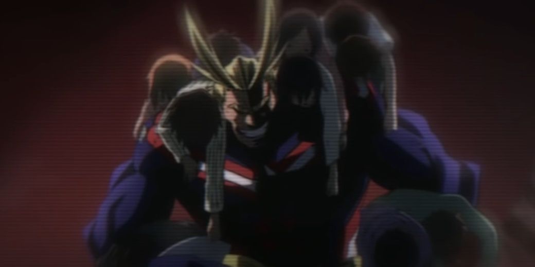 All Might rescuing people video recording MHA