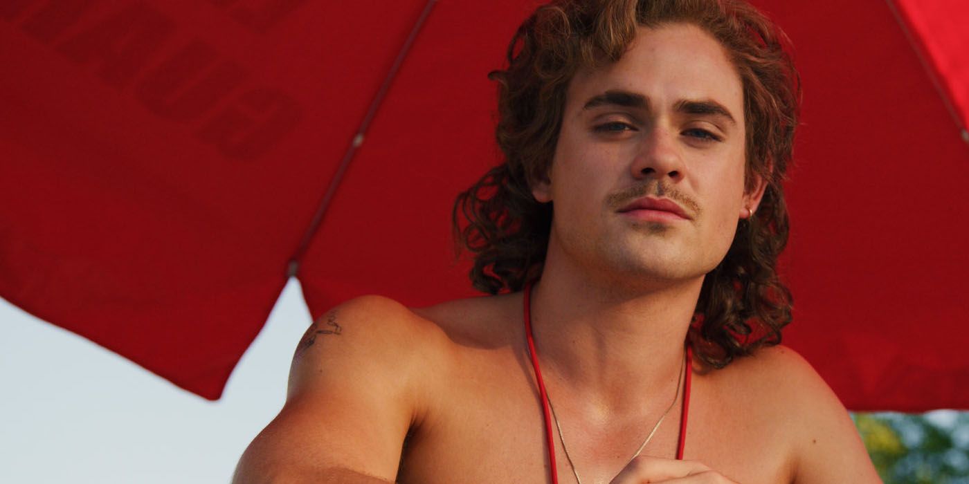 Billy Hargrove at his lifeguard station in Stranger Things