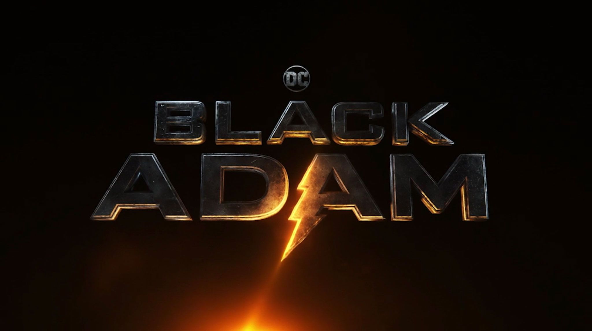 Black Adam 'Adão Negro': Filme DC de Dwayne Johnson estreia seu logotipo eletrizante 1