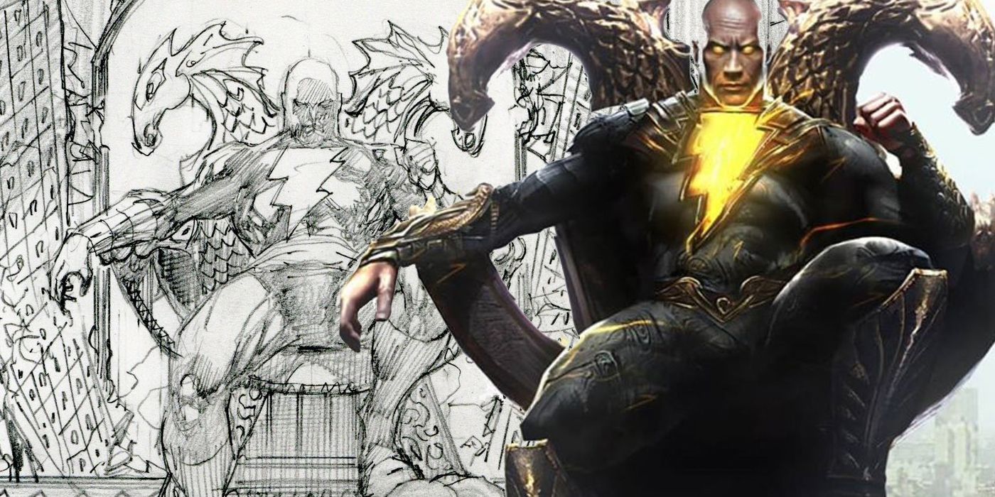 Rotten Tomatoes - New 'Black Adam' concept art by Jim Lee and