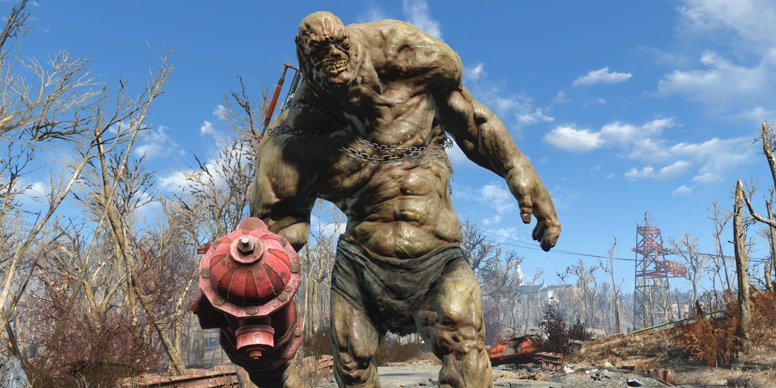 A super mutant behemoth from Fallout 4