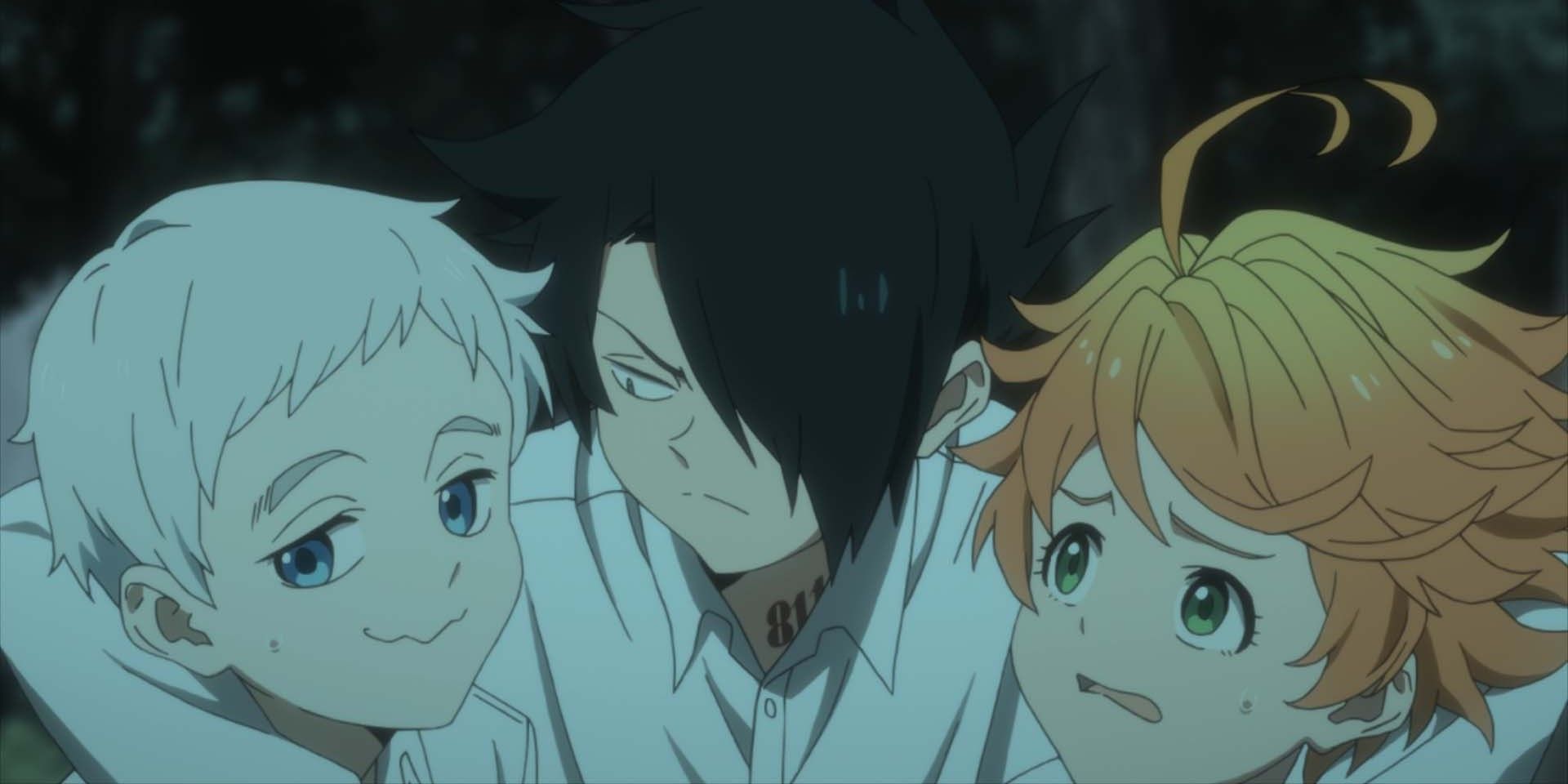 emma, ray, norman, the promised neverland