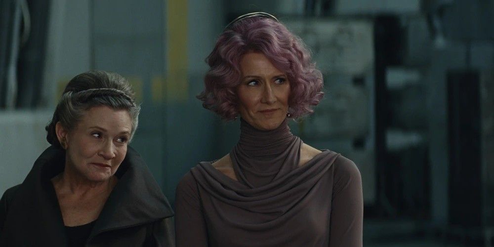 General Organa and General Holdo together