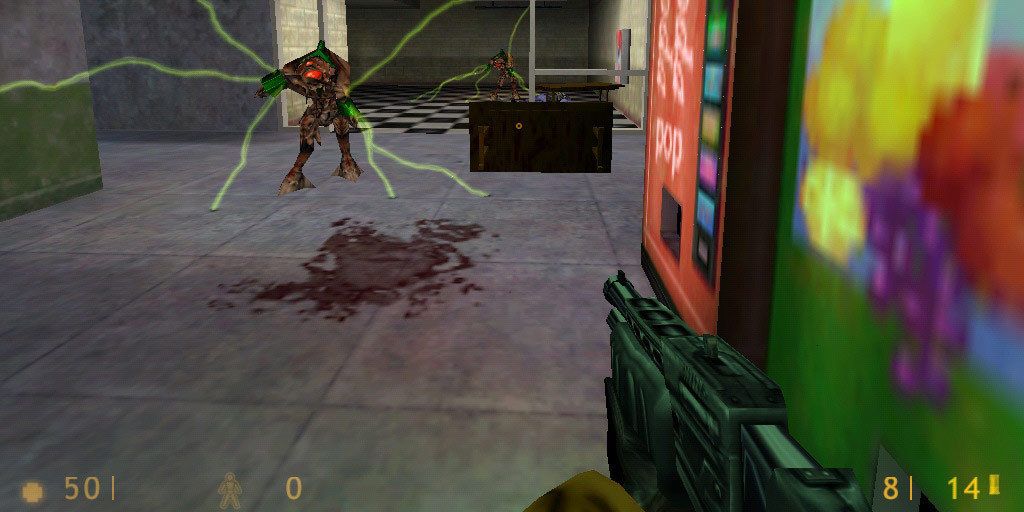 A monster is encounter in PS2's Half-Life