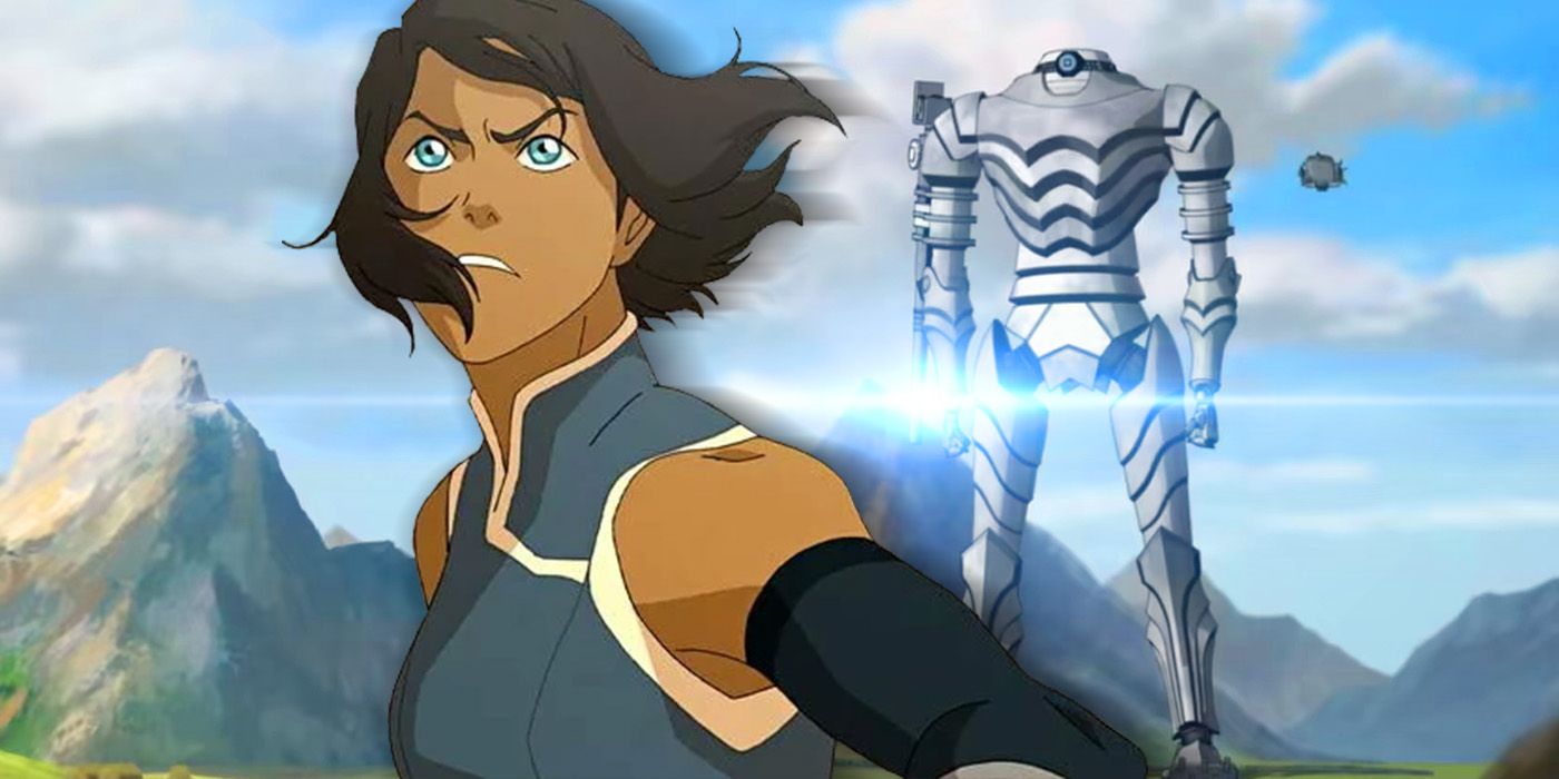 korra and the giant robot