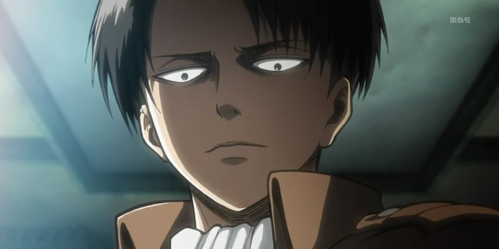 levi and his infamous death stare