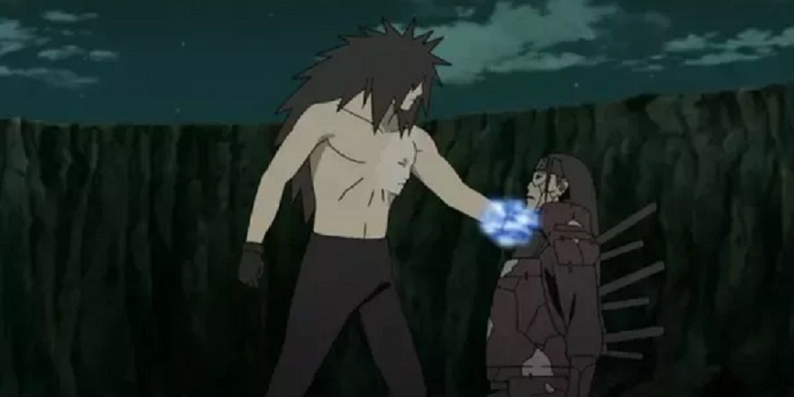 Madara Uchiha Vs Hashirama Senju in Naruto.