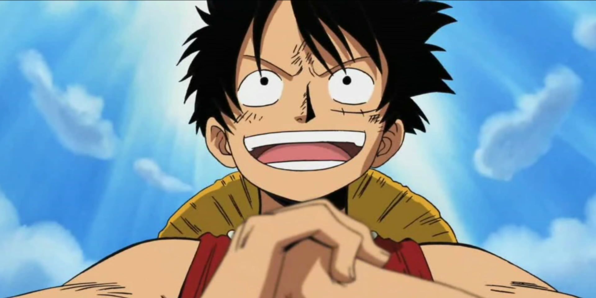Luffy cracking his knuckles