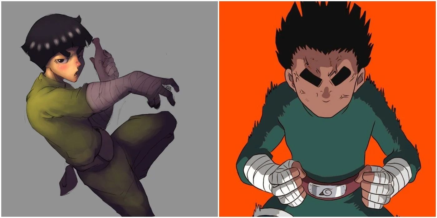 Naruto: 10 Rock Lee Fan Art Pieces That Go Past Their Limit