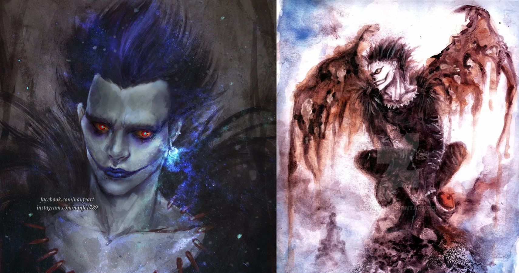 Smart Crayon - Ryuk is a antagonist in the Death Note