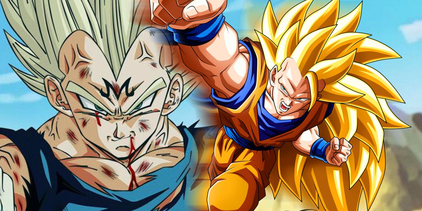 Goku & Majin Vegeta Transform Into SSJ2 [1080p HD] 