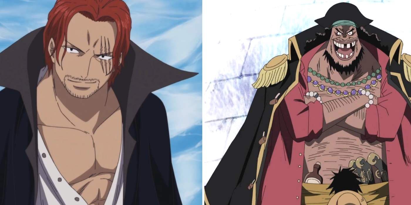 shanks vs blackbeard One Piece