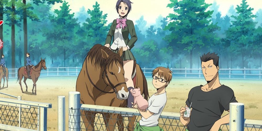 Characters from Silver Spoon.