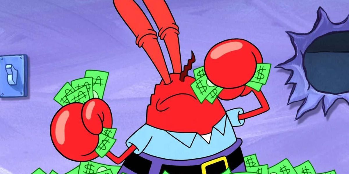 Mr. Krabs smelling money