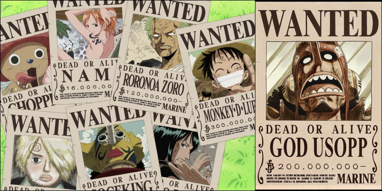 Bounties - One piece