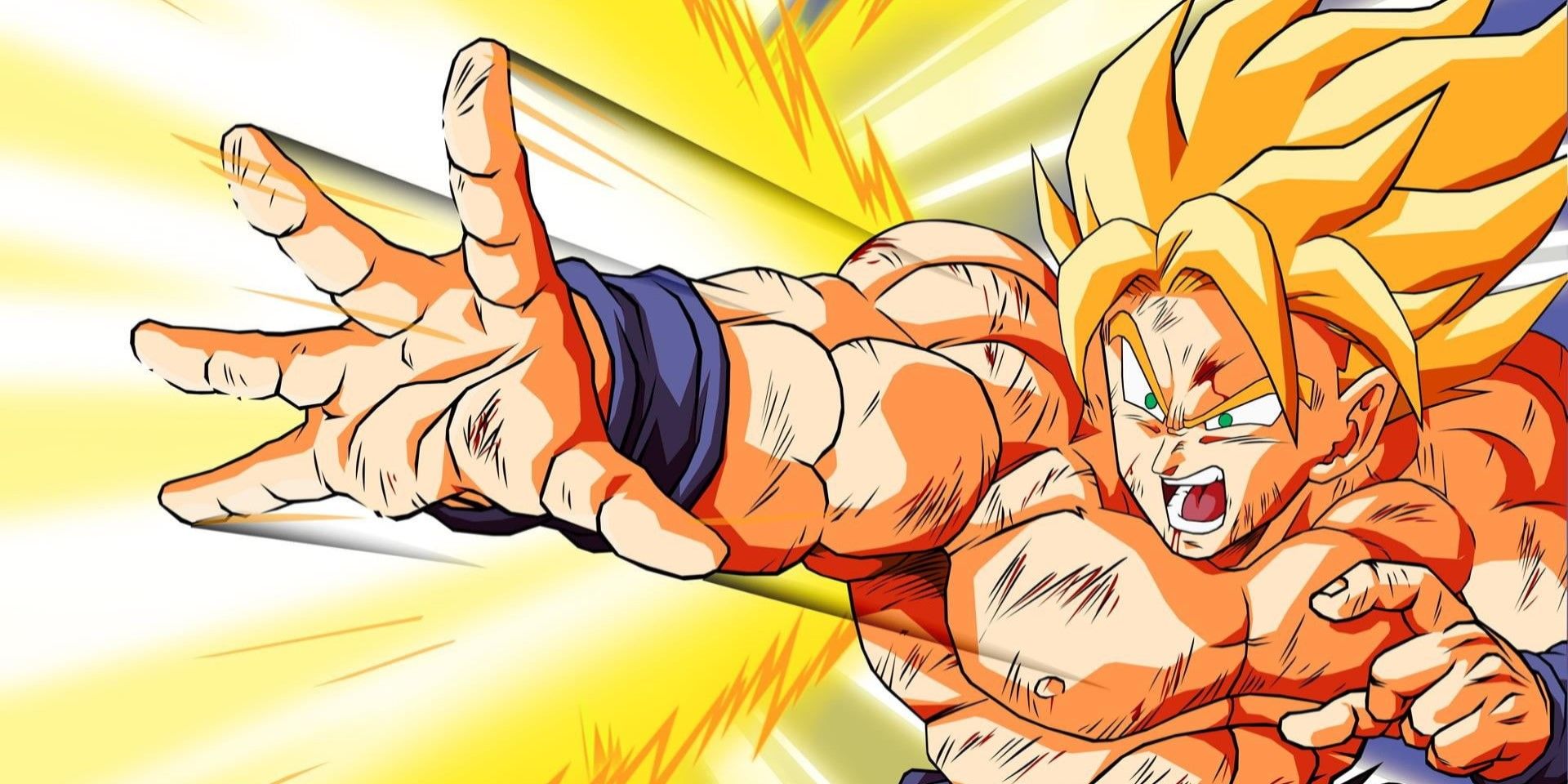 An image of Goku in Super Saiyan form