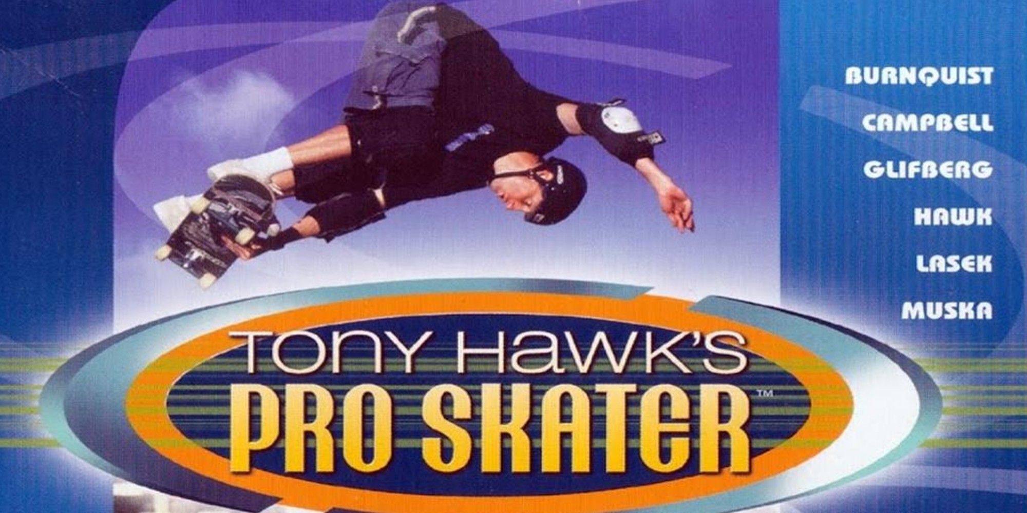 Tony Hawk's Pro Skaters box art shows off the game