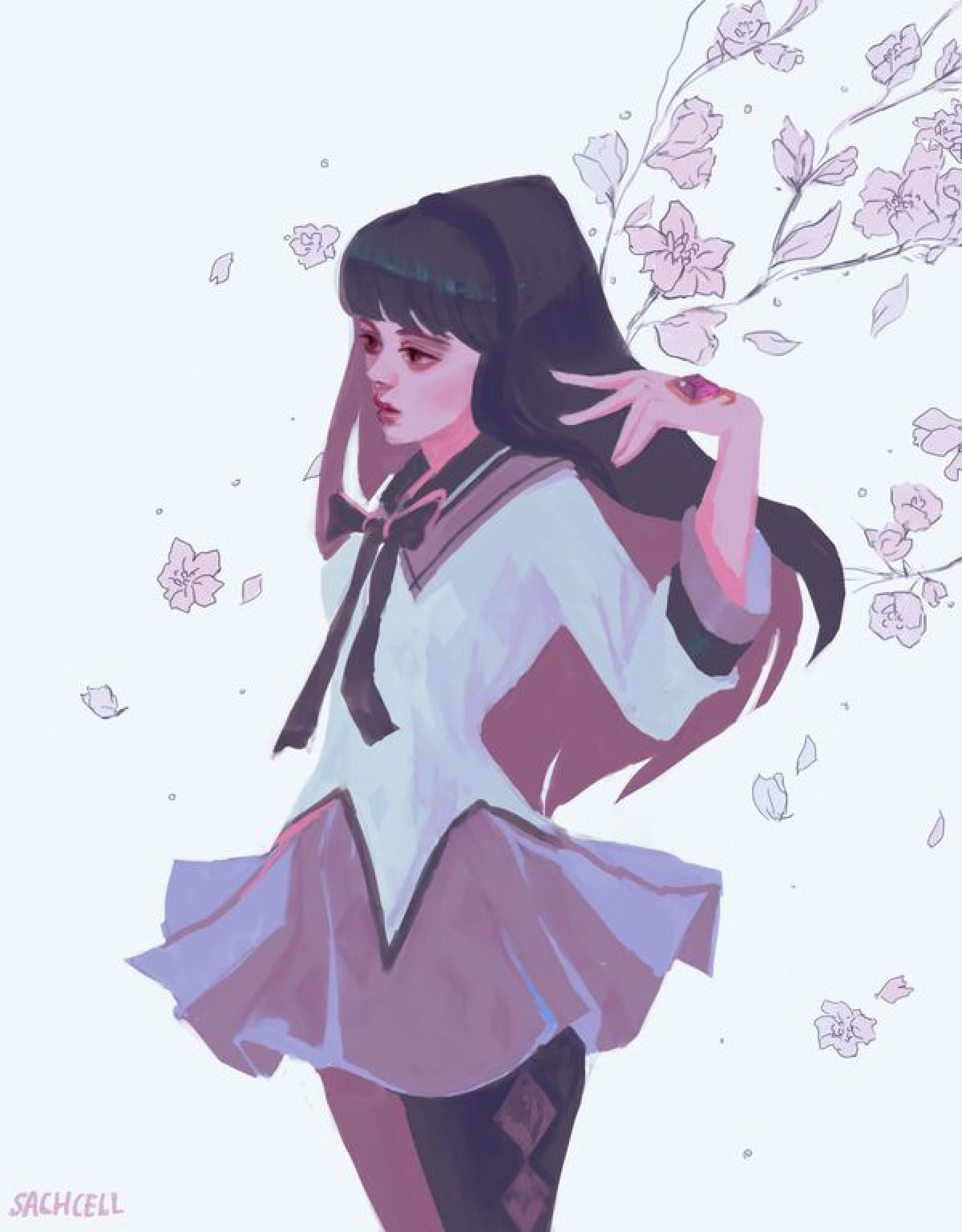 Puella Magi Madoka Magica: 10 Pieces Of Homura Fan Art