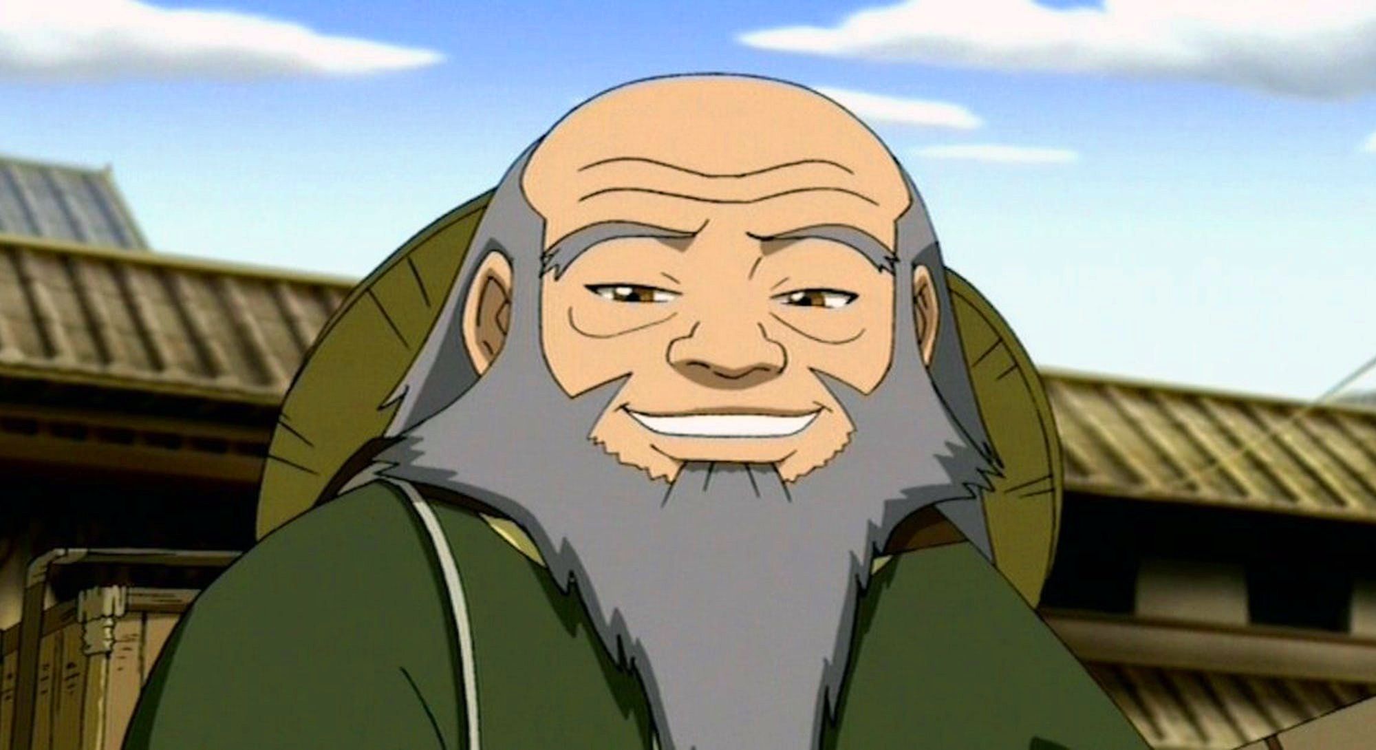 Uncle Iroh smiling in Avatar