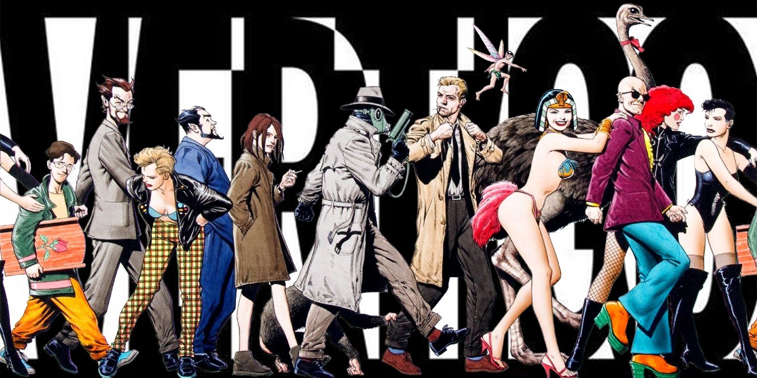 Brian Bolland's drawing of various Vertigo characters from DC Comics