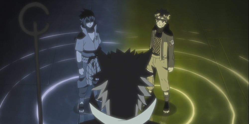  Naruto and Sasuke at Hagoromo in Naruto.