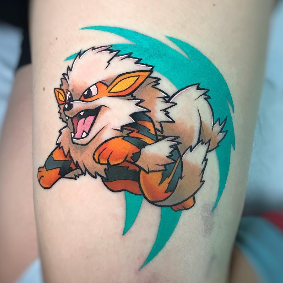 UV #pokemon tattoos done by @_jo_ul_ To submit your work use the tag  #animemasterink And don't forget to share our page too! #tattoo #t... |  Instagram