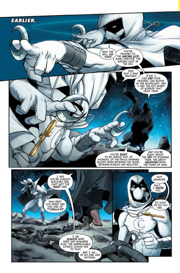 Pantera Negra e Cavaleiro da Lua se enfrentam em Avengers #36