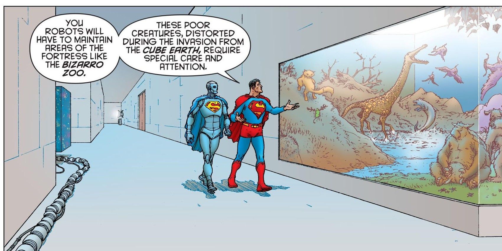 All-Star Superman Fortress Of Solitude Zoo