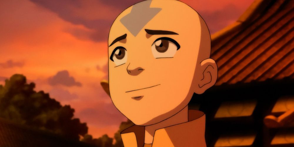 Avatar the Last Airbender Aang smile happy