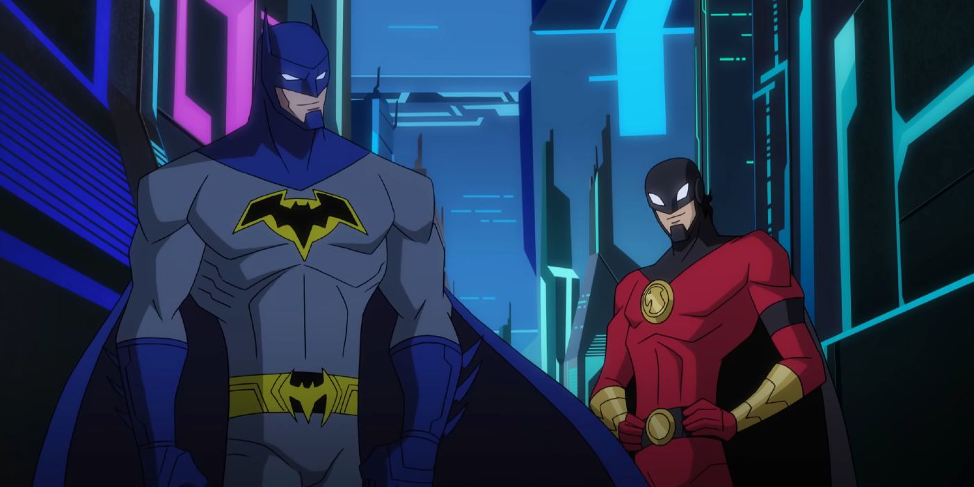 Batman and Red Robin together in Batman Unlimited.