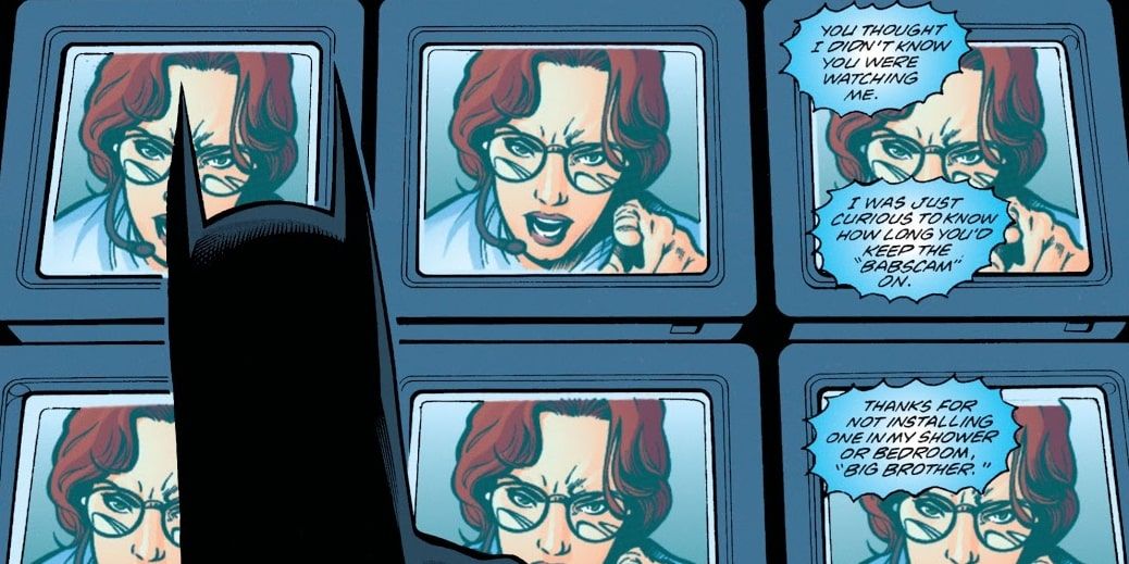 Barbara Gordon reveals she had already known for a while that Batman had been surveilling her.