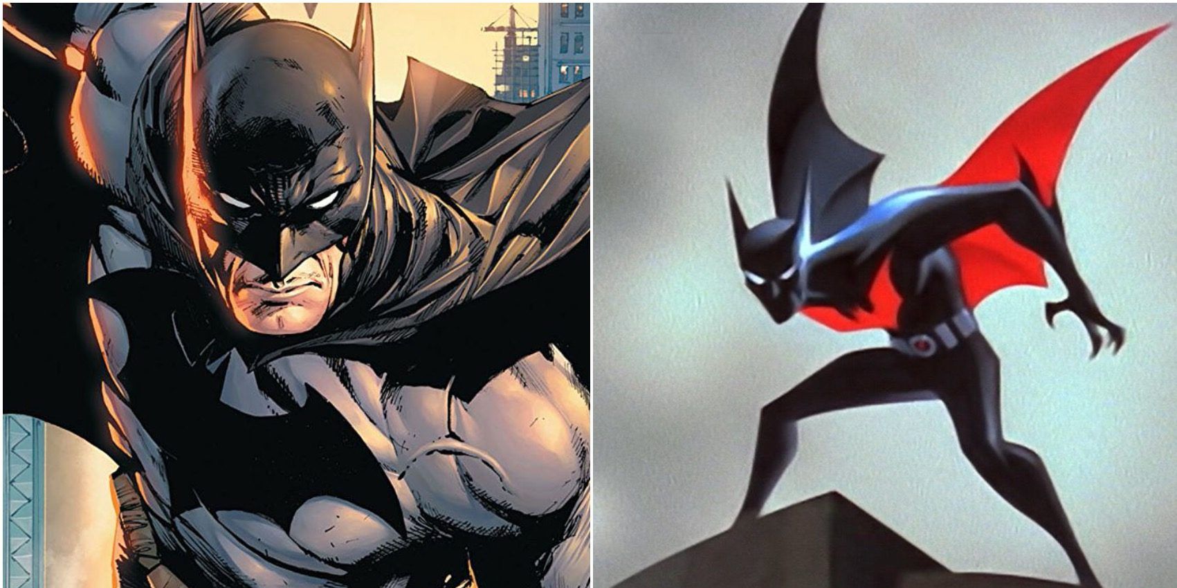 Batman vs batman beyond
