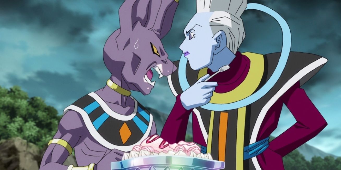 Beerus and Whis arguing