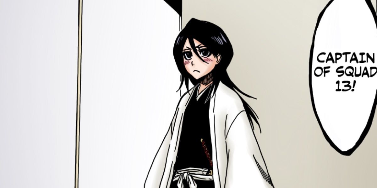 Rukia being promoted to captain