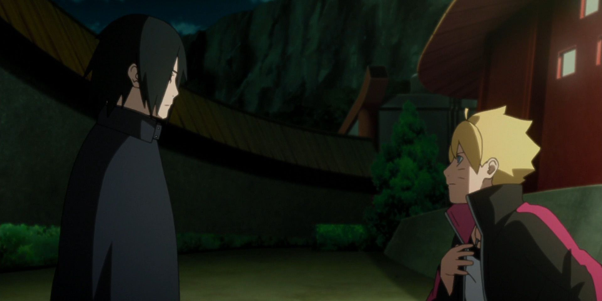 Boruto asks Sasuke to train him