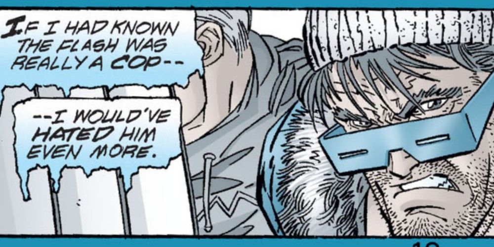Captain Cold Gets Caught By Flash