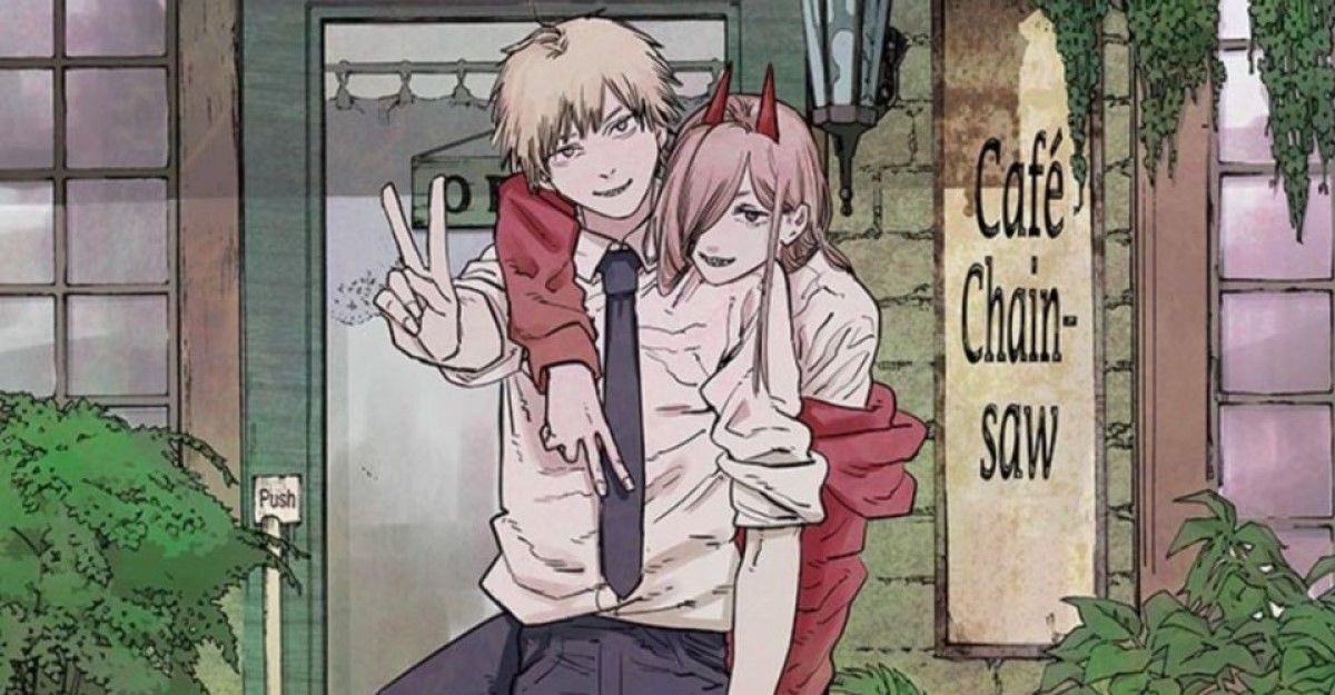 Denji e Makima Homem da Serra Elétrica