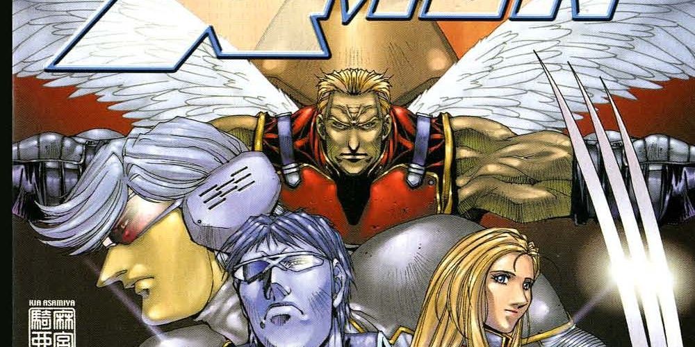 Archangel, with Northstar, Iceman, and Husk